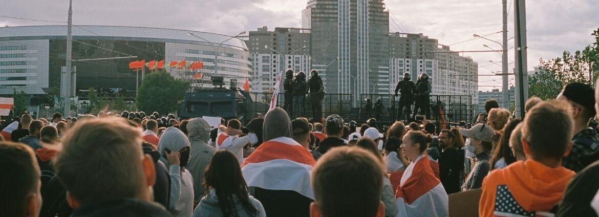 Протест против бесправия в Беларуси